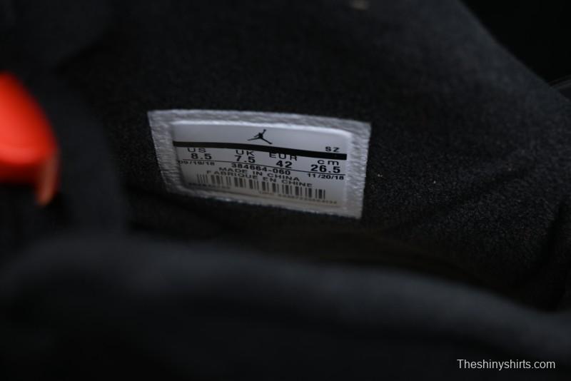 Nike Air Jordan 6 Retro Basketball Shoes with Infrared Design and 3M Reflective Details - 384664-060