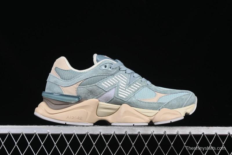 New Balance 9060 Retro Casual Running Sneakers with ABZORB Cushioning Technology - U9060FNB