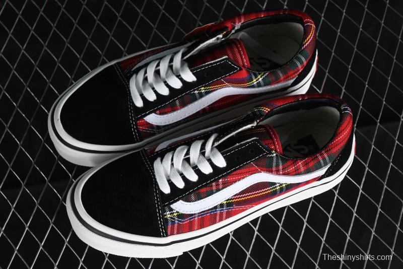 Vans Old Skool 36 DX Anaheim Collection Checkered Low-Top Canvas Sneakers - VN0A38G2PXC
