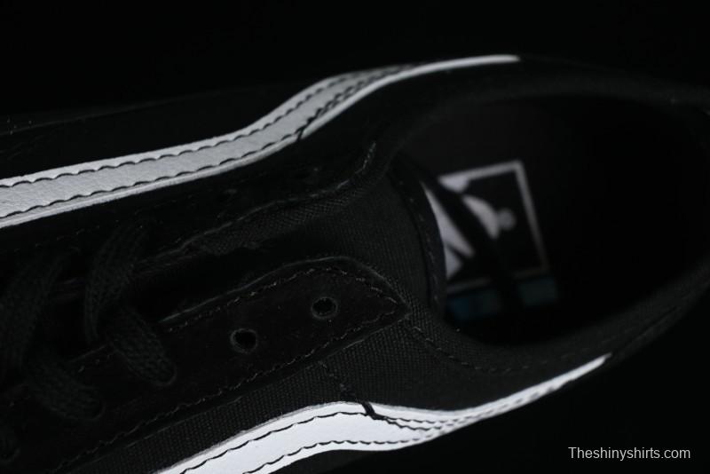 Vans Style 36 SF All Black Skate Shoes with Killer Whale Half-Toe Cap Design - VN0A3MVLB8C