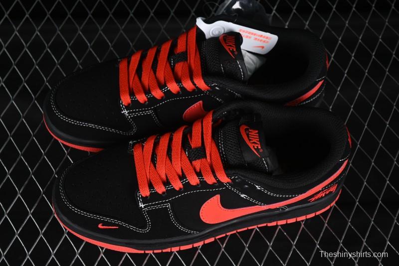 Nike SB Dunk Low Stussy Anniversary Custom Low-Top Casual Skate Shoes - KK1333-028