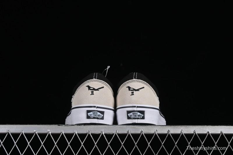 Vans Buzz Old Skool Peace Dove Classic Canvas Patchwork Low-Top Skate Shoes - VN000CR5BPB