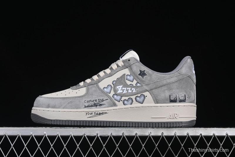 Nike Air Force 1 '07 Low "Lose Heart" Custom Casual Sneakers - CW2288-668