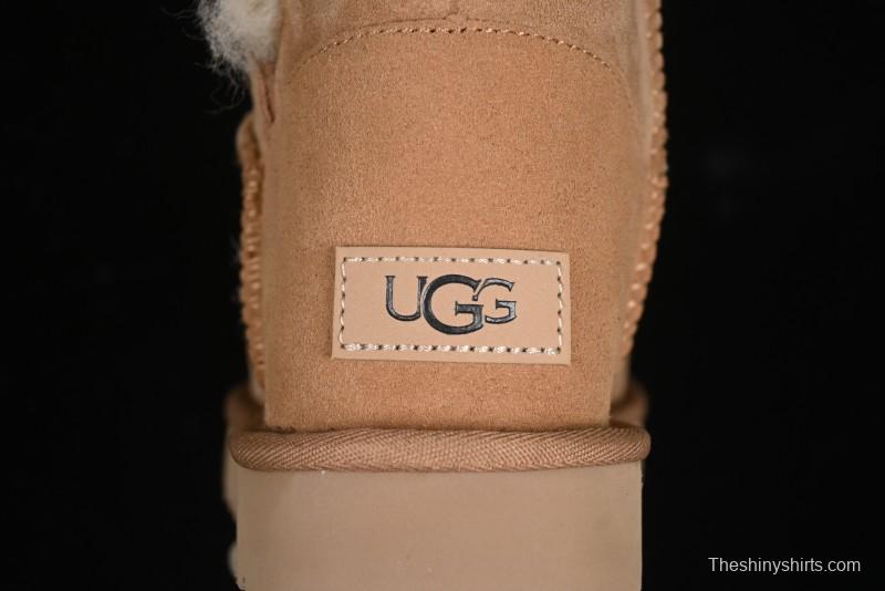 UGG Official Classic Button Sheepskin Snow Boots - 1016226 Chestnut