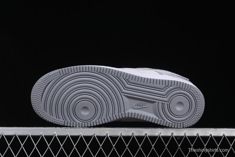 Nike Air Force 1 '07 Low Chrome Hearts Collaboration Silver Grey Low-Top Casual Sneakers - FZ0188-032