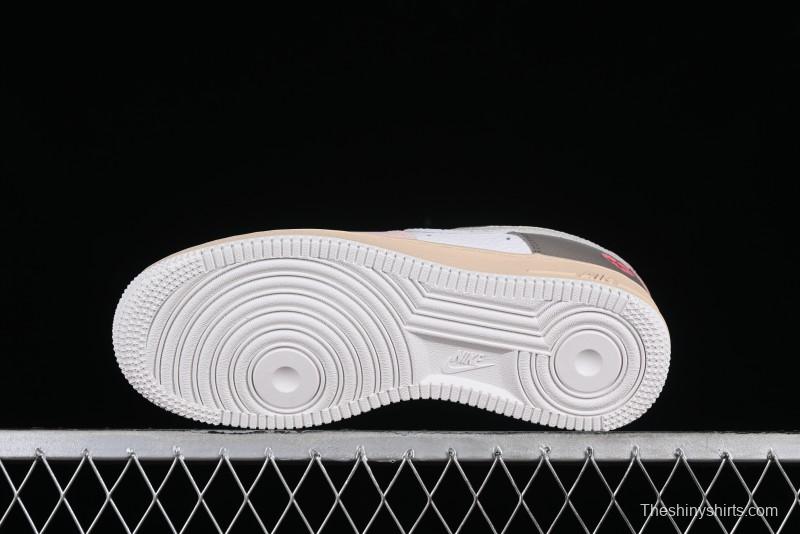 Nike Air Force 1 '07 Low Valentine's Day Limited Edition EKG Heartbeat Double Heart Design Casual Sneakers - TY0301-222