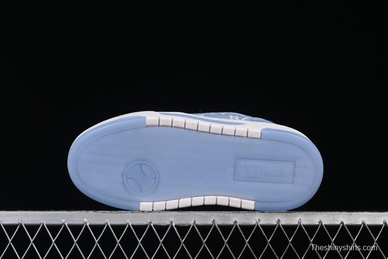 New York Yankees Chunky Liner Mid Denim Monogram Platform Sandals - 3ASXD065N50BLS