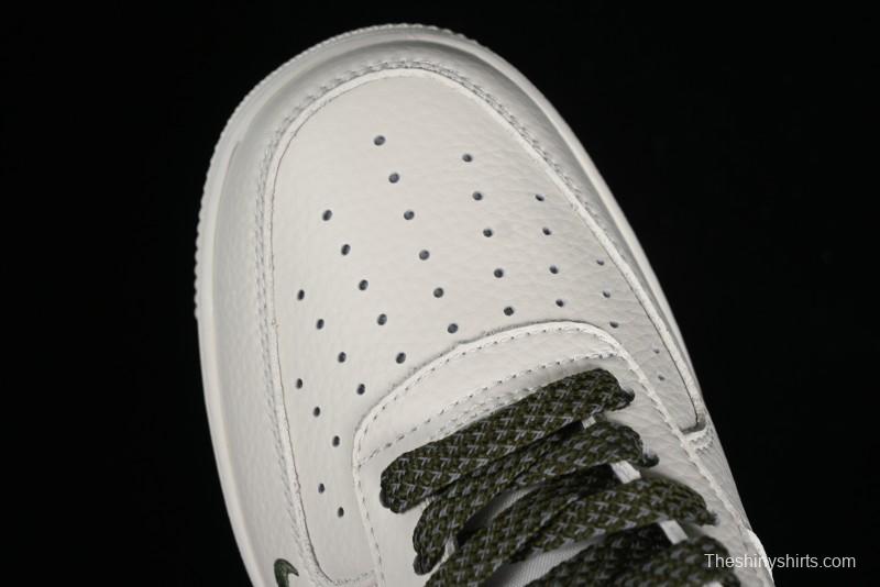 Nike Air Force 1 '07 Low Classic Military Green Mini Swoosh Starry Sky Casual Sneakers - MJ0319-022