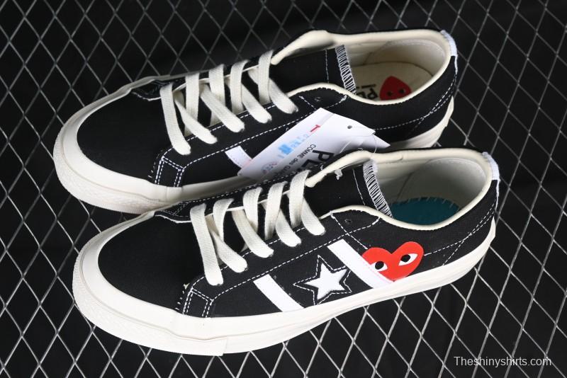 Converse x Play Comme Des Garcons One Star Academy Pro Low Top Casual Sneakers - A09870C
