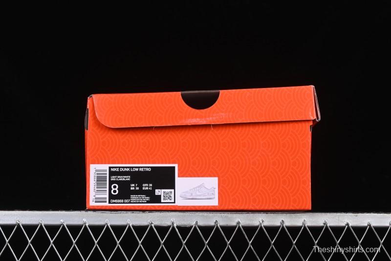 Nike SB Dunk Low The North Face Year of the Snake Light Grey Hook Anniversary Custom Low-Top Casual Skate Shoes - DM6868-007
