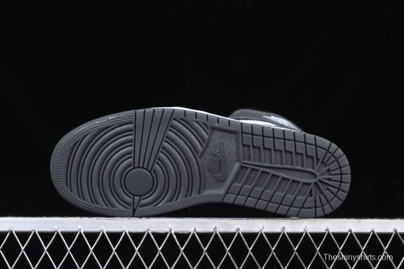 Nike Air Jordan 1 Mid AJ1 White Black Gray Culture Leisure Sneakers - DQ8426-001