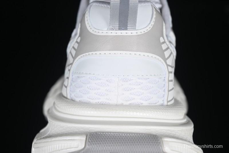 GG-CC Casual Running Shoes with Irregular Design for Trendy Look - 5509 White