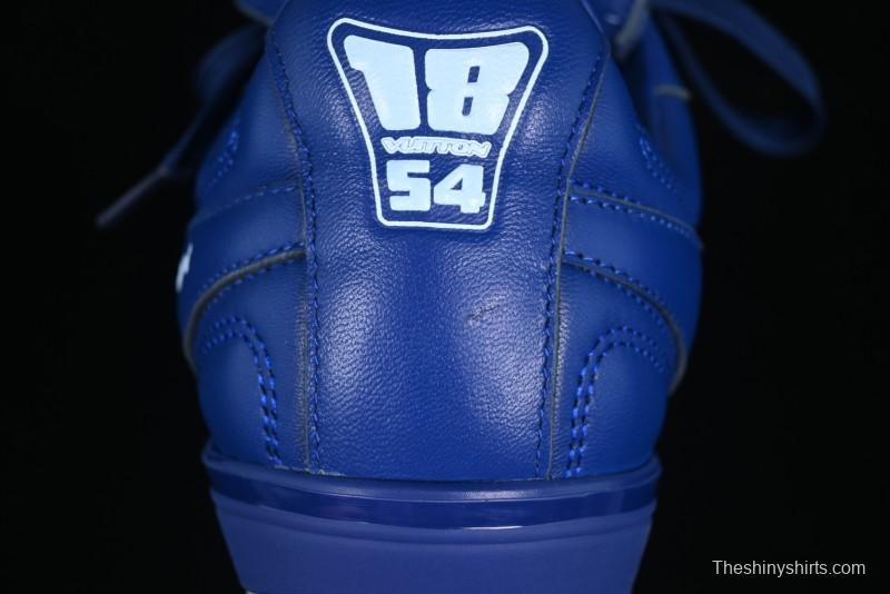 Louis Vuitton Footprint Soccer Low-Top Lifestyle Sneakers Blue - AJF6