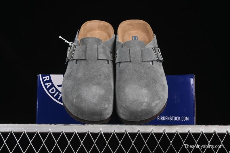 Birkenstock Arizona Soft Footbed Sandals with Suede Leather and Lambswool Lining - G.D4