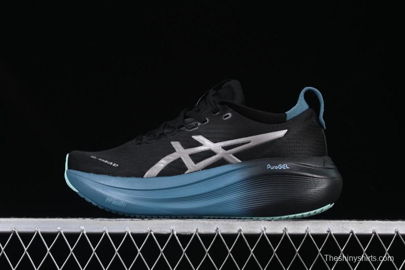 Asics Gel-Nimbus 27 Retro Breathable Casual Shoes with Cushioning for Men - 1011C093-001