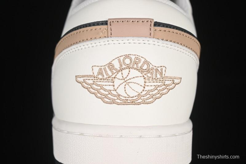 Nike Air Jordan 1 Low AJ1 Retro Casual Sneakers in Black White Grey - IH0649-021