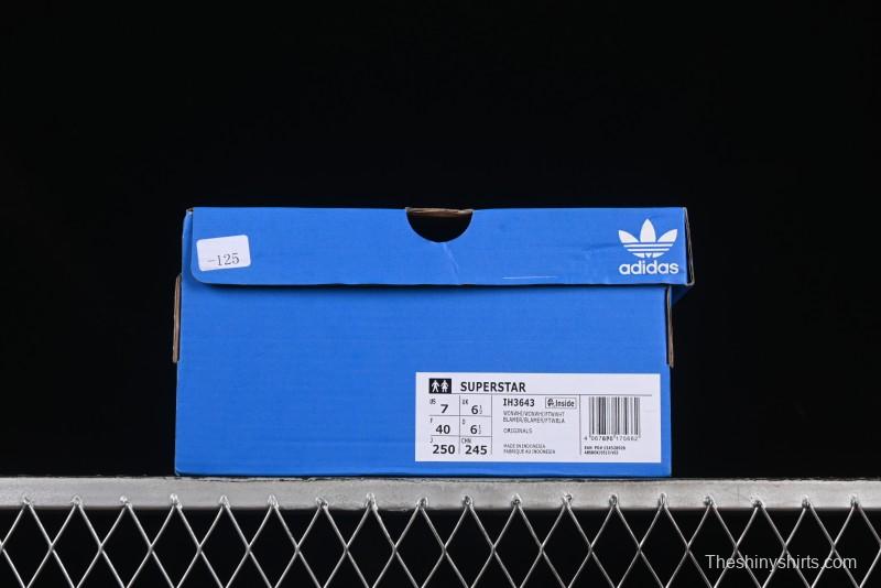 Adidas Clot Superstar Shell Toe Casual Sneakers with Serrated Design - IH3643