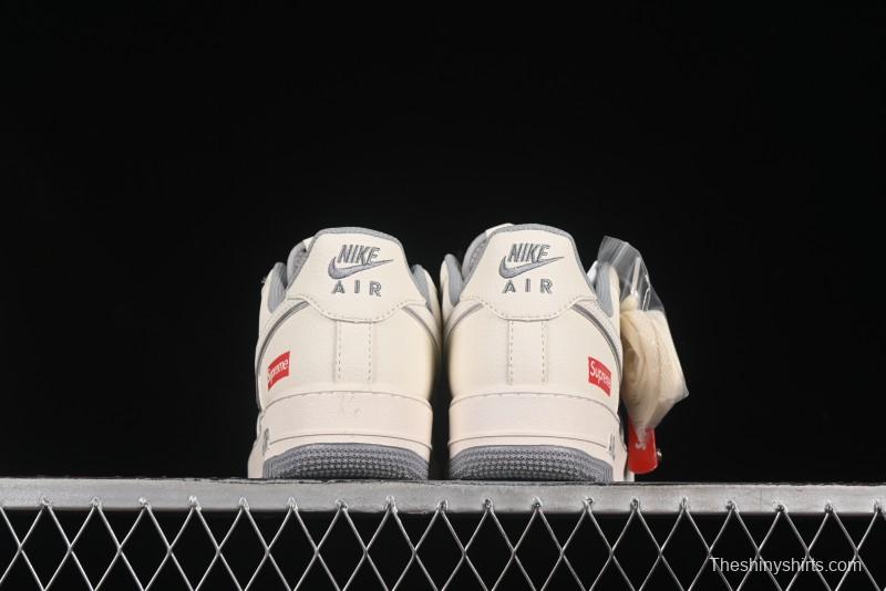 Nike Air Force 1 '07 Low Supreme Casual Sneakers with Full-Length Air Cushion - HH7518-058
