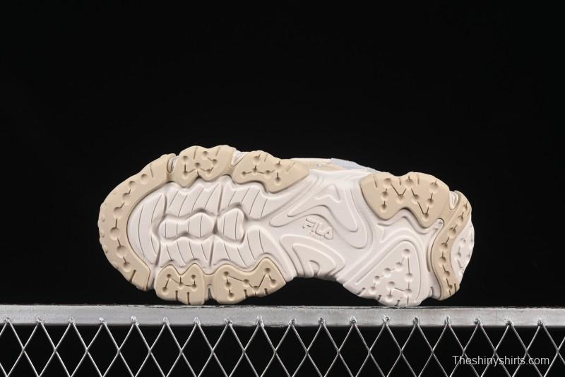 Fila Heritage Fluid Cat Claw 5.0 Vintage Dad Shoes with Lace-Up Design - F12W412105FLV