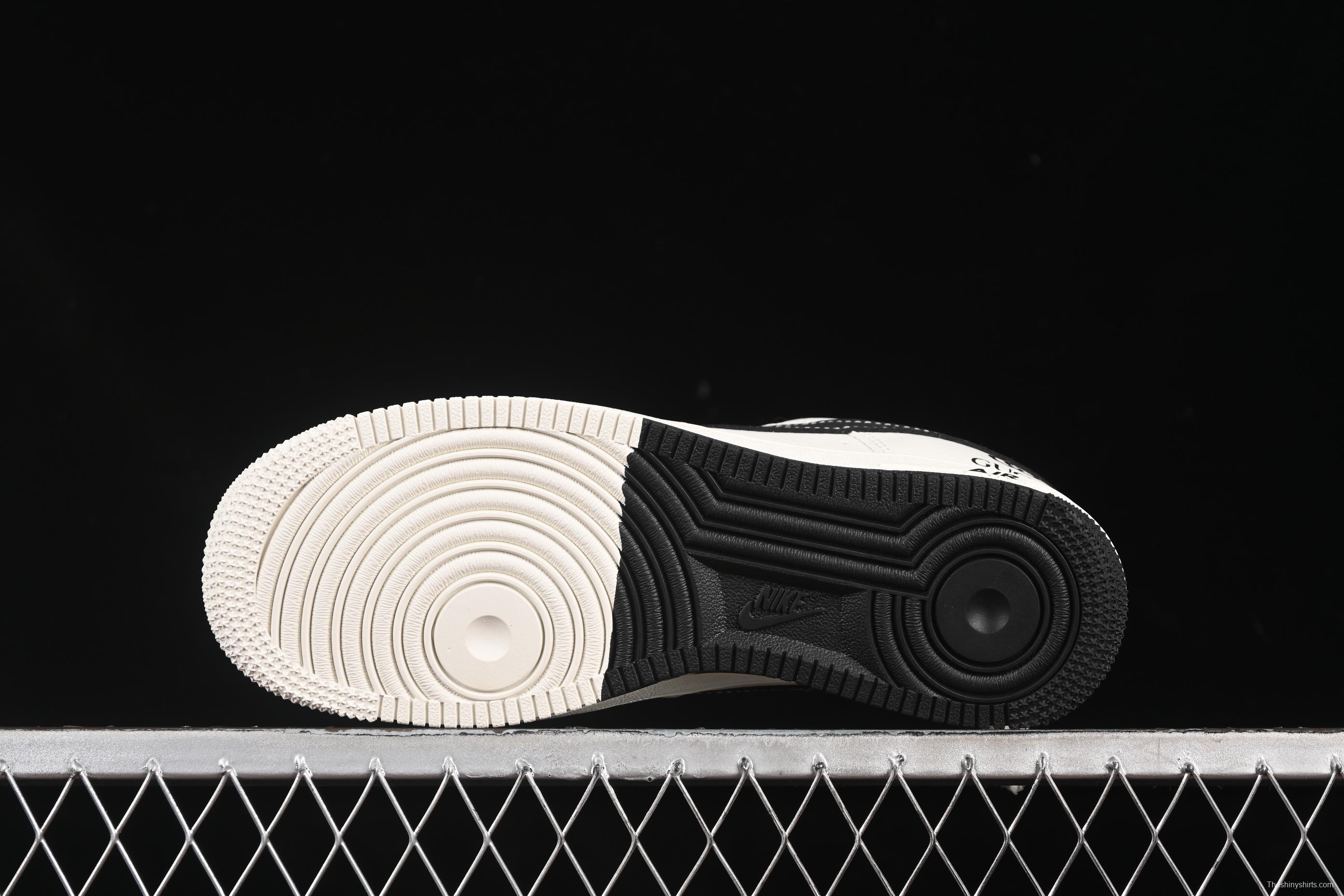 Nike Air Force 1'07 Low Gucci Collaboration Dual-Tone Mini Swoosh Casual Sneakers - CS5288-009