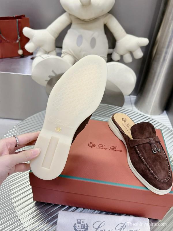 2024 Slippers LP Brown Suede Loafers