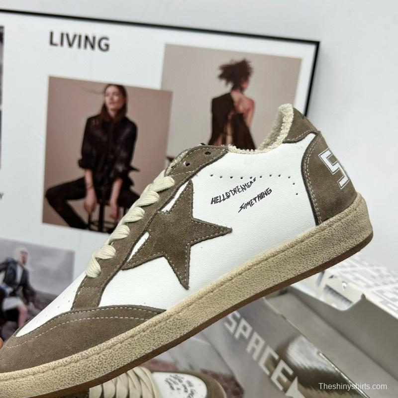 2024 Unisex GGDB White Green Suede Leather Sneakers MJ00260