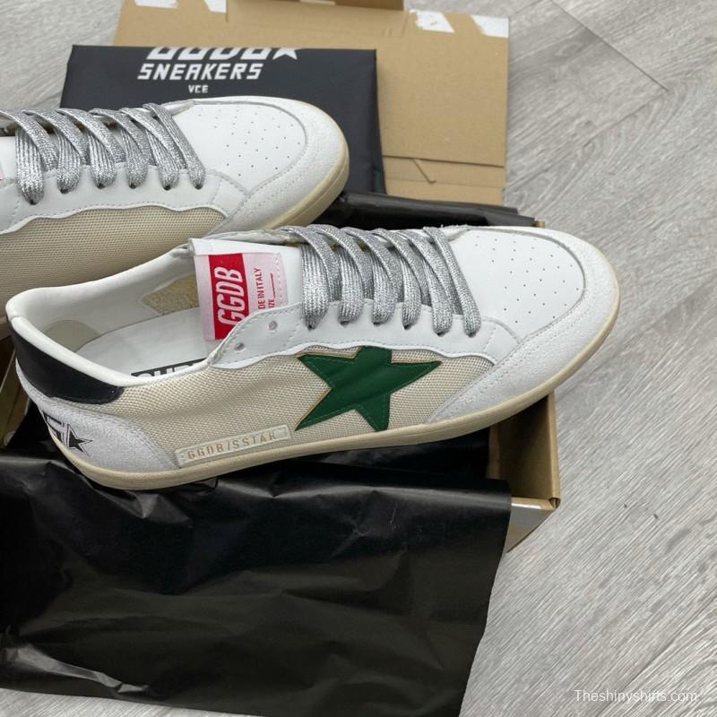 2024 Unisex GGDB White Green Suede Leather Sneaker MJ00260