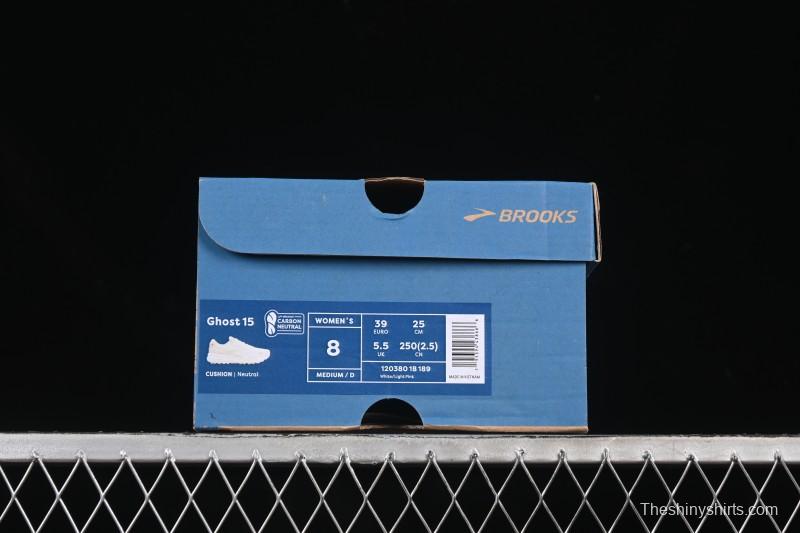 Brooks Ghost 15 Low-Cut Breathable Cushioned Support Casual Running Shoes - 1203801B189