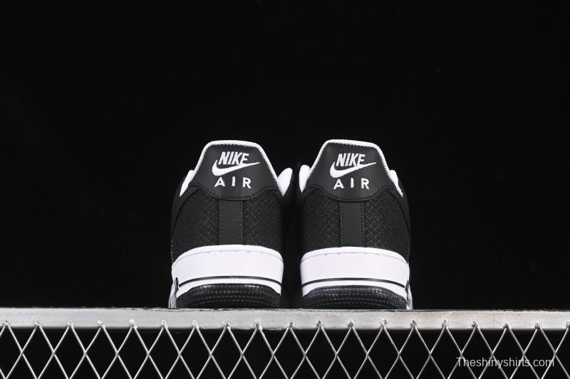 Nike Air Force 1'07 Low Custom Denim Swoosh Casual Sneakers - ZH0316-091