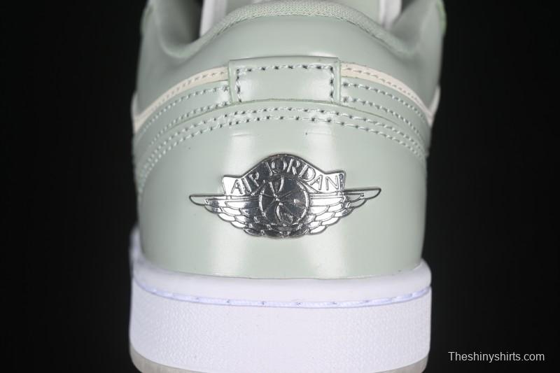 Nike Air Jordan 1 Low AJ1 Amber Green Low Top Casual Skate Shoes HF4078-100