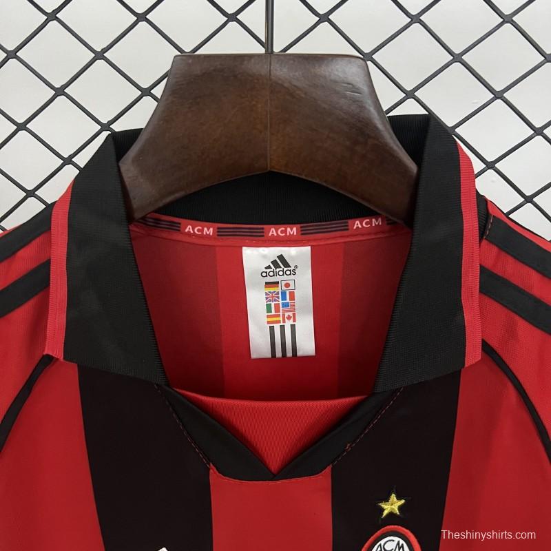 98/99 Kids AC Milan Home Size 16-28 Jersey