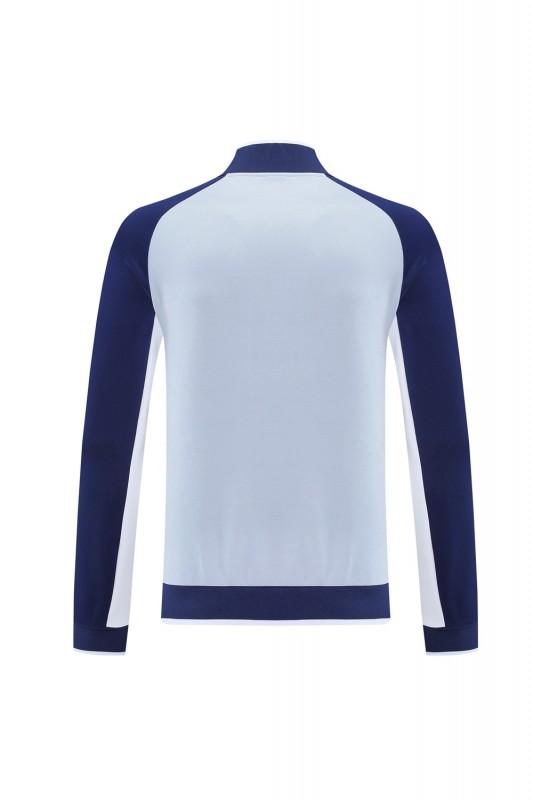 2025 Nike Grey/Navy Full Hoodie Zipper Jacket +Long Pants