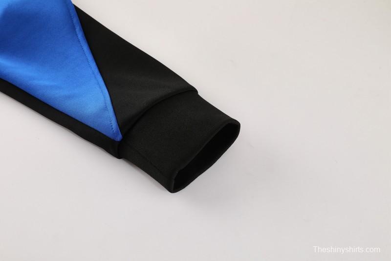 25/26 Chelsea Black/Blue Full Zipper Jacket +Long Pants