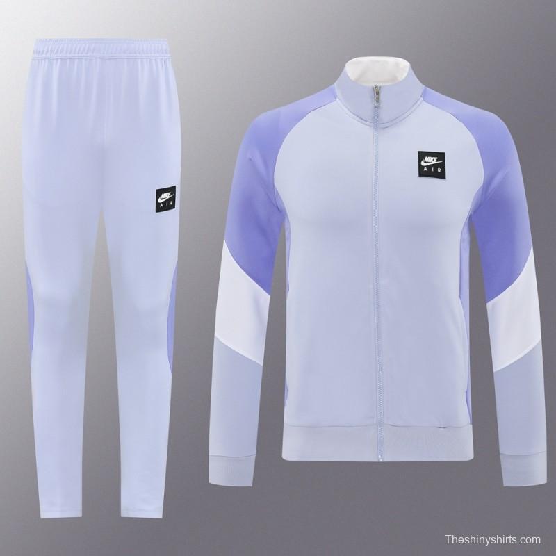 2025 NIKE Purple Full Zipper Jacket + Long Pants