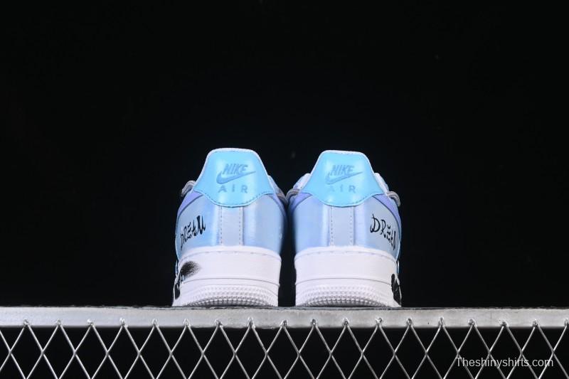 Nike Air Force 1'07 Low Chasing Dream Hand-Painted Graffiti Casual Sneakers - CW2288-101