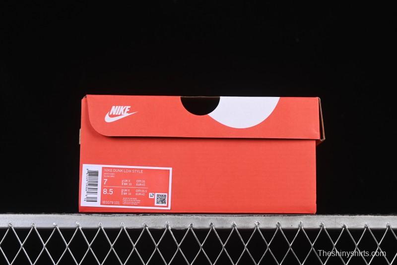 Nike SB Dunk Low White Black Grey Low-Top Casual Skate Shoes - IB3079-101