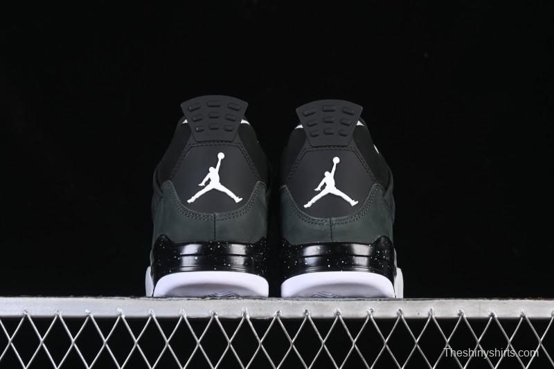 Nike Air Jordan 4 Retro Basketball Shoes with Fear Pack Design - FQ8138-002