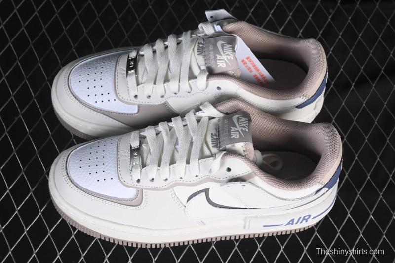 Nike Air Force 1 Shadow Lightweight Platform Low-Top Casual Sneakers - IO7594-101