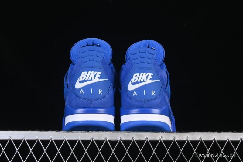 Nike Nigel Sylvester x Air Jordan 4 Retro Blue Collaboration Basketball Shoes - HF4340-400