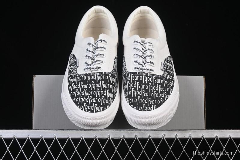 Vans Era 44 Low-Top Casual Skate Shoes with All-Over Logo Print - VN0A3MQ5PZP1
