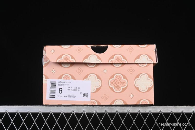 Nike Air Force 1 '07 Low LV Collaboration White Navy Blue Casual Sneakers - YF9511-813