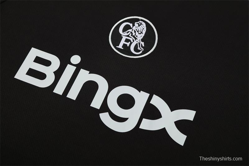 25/26 Chelsea Black T90 with XS Short Sleeve+Soccer Shorts