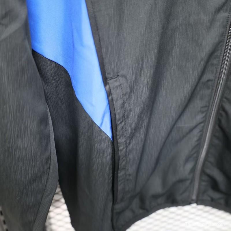 25/26 Manchester United Black Windbreaker (with Inner Lining)