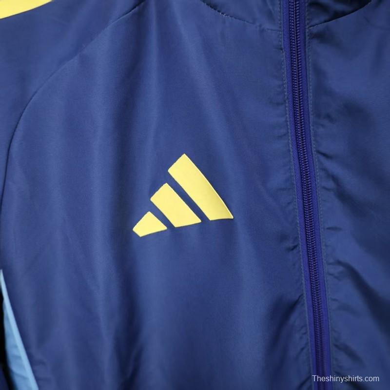 25/26 Club America Blue Windbreaker (with Inner Lining)