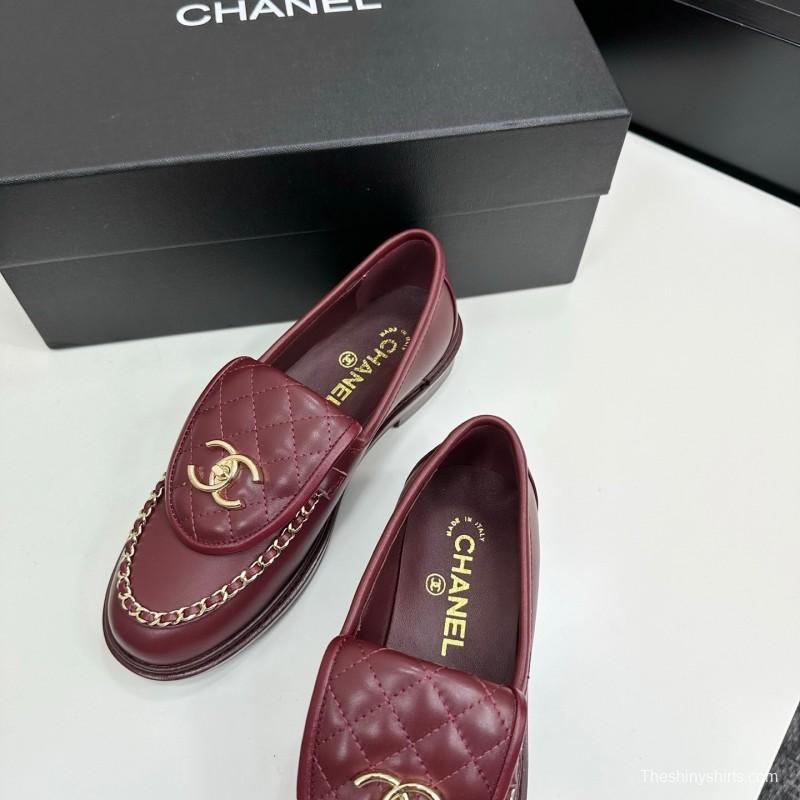 Chanel Classic Flap Chain CC Buckle Loafers - LY00320