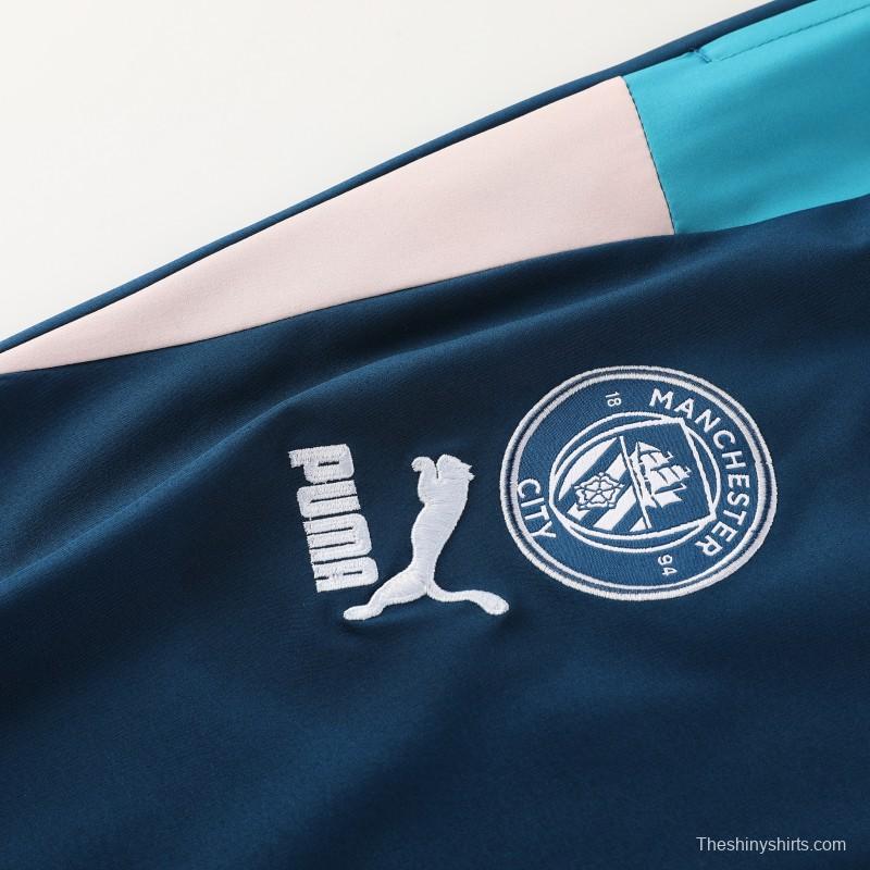 Manchester City Half Zipper Jacket+Long Pants S-2XL