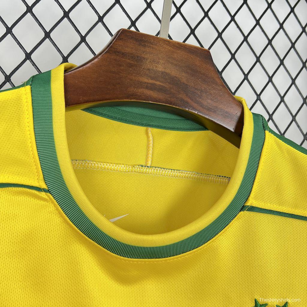 1998 Retro Brazil X Soldier Home Jersey