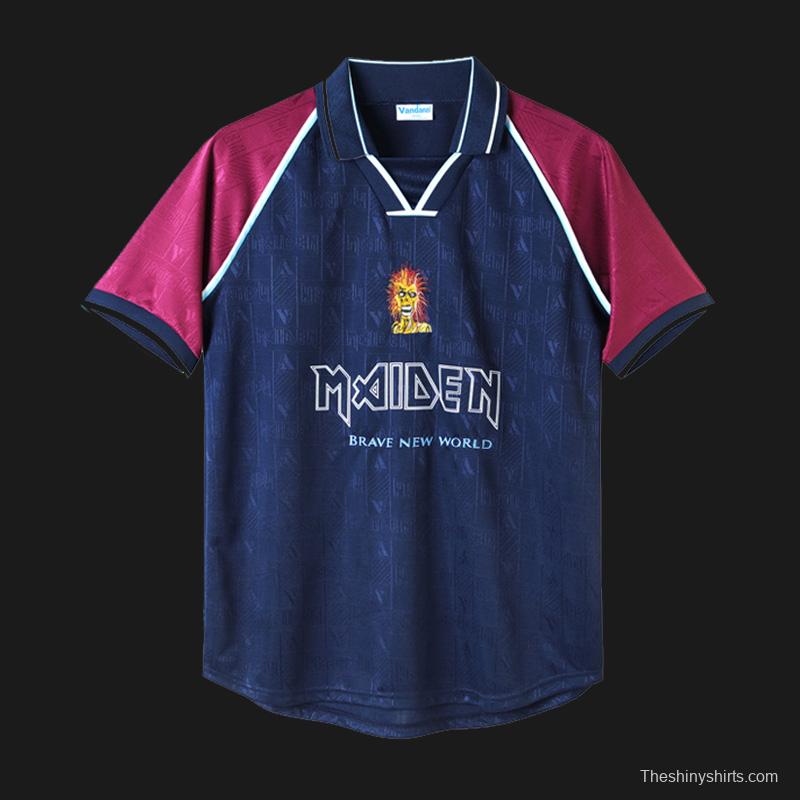 Retro 99/01 West Ham United x Iron Maiden Home Jersey