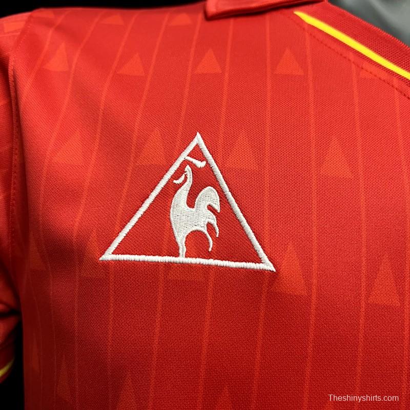 Retro 1988-91 Spain Home  Jersey