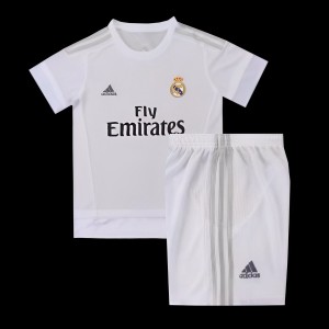 Retro Kids Real Madrid 15/16 Home Jersey